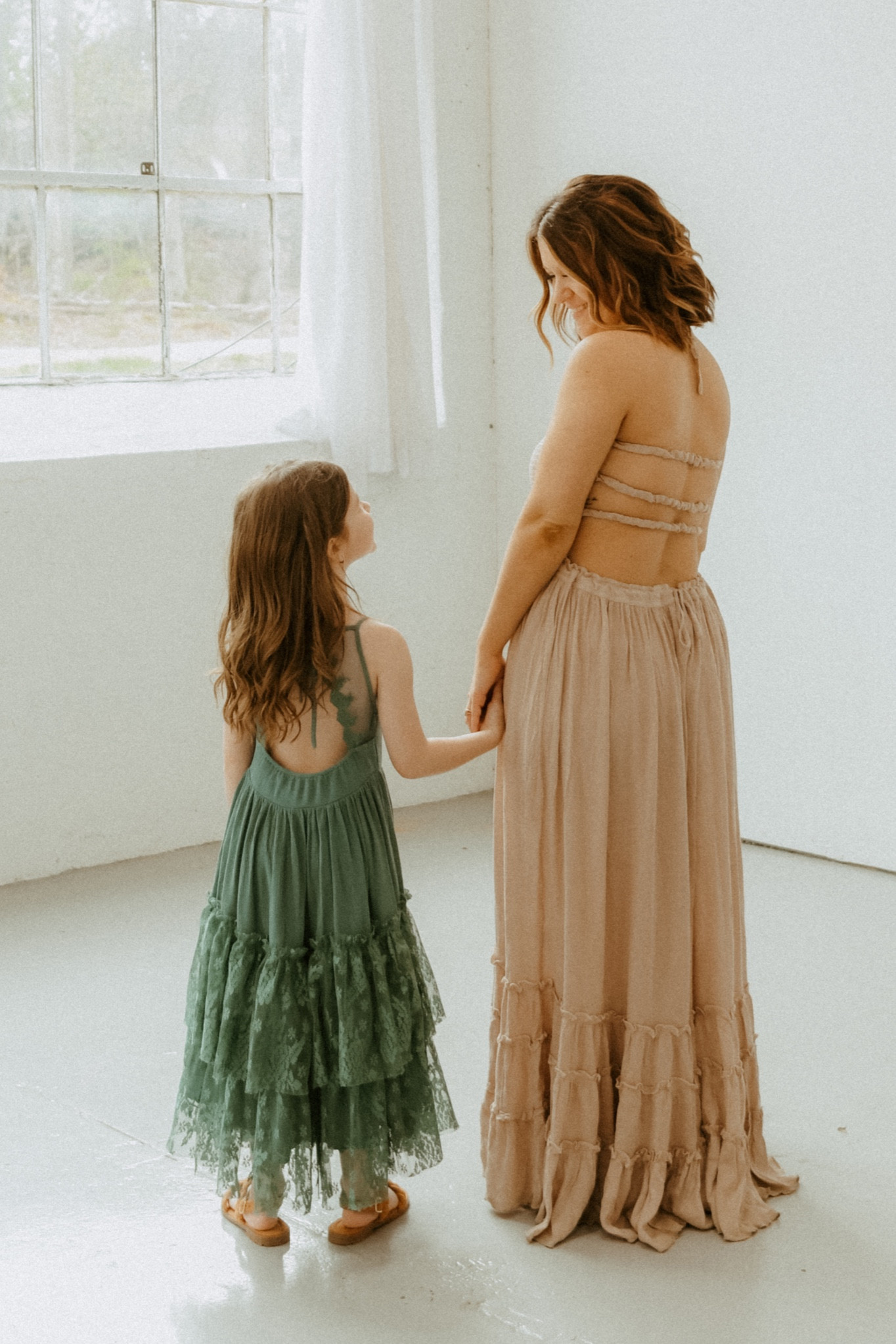 My sissy girl 🫶🏼 how beautiful are these dresses together! She is in a size 6 and I'm in medium!

#LTKmidsize #LTKfamily #LTKfindsunder50
