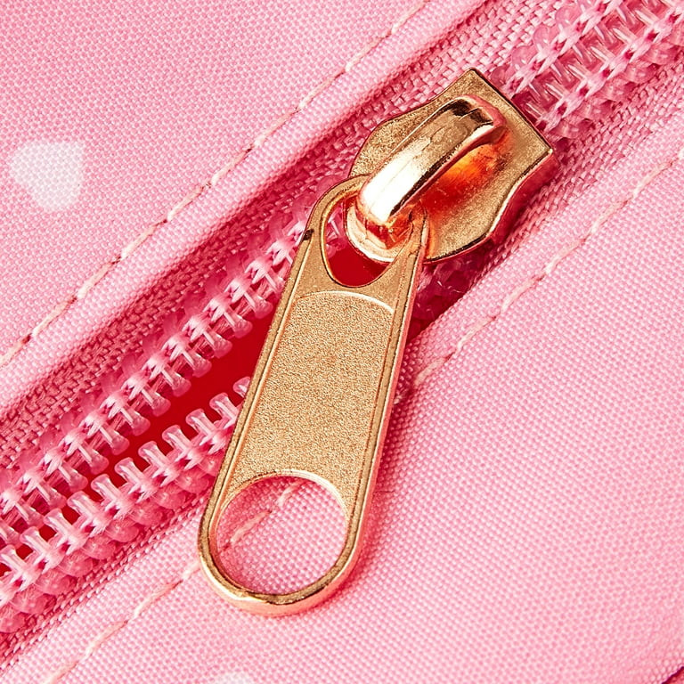 Valentine's Day Pink Hearts Crossbody Bag, Zipper Closure, by Way To Celebrate - Walmart.com | Walmart (US)