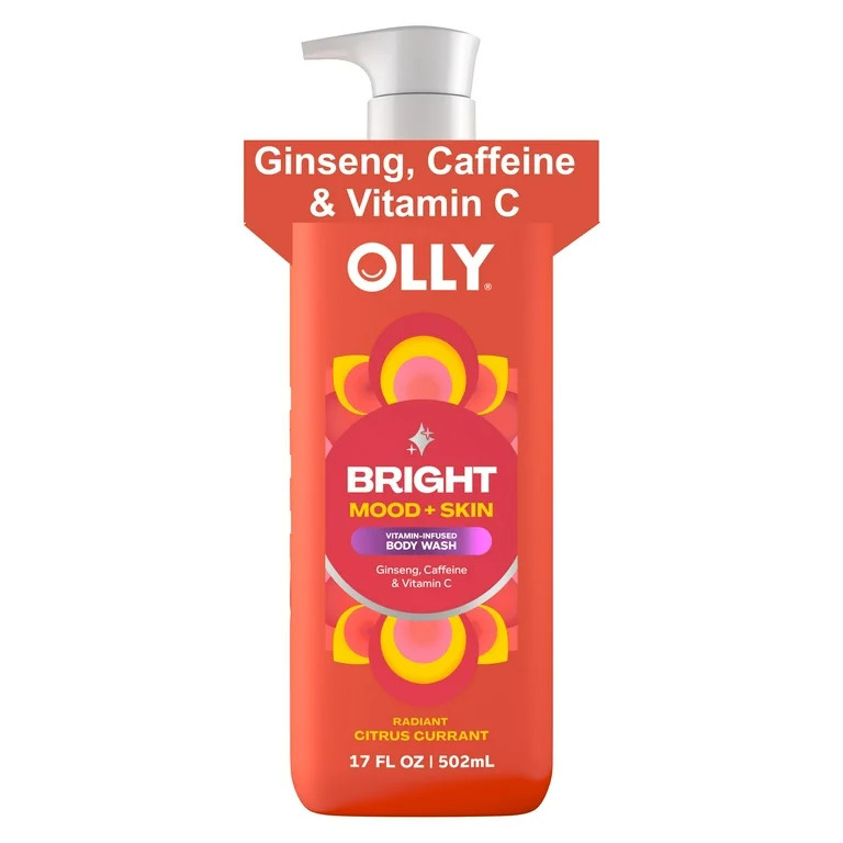 OLLY Bright Body Wash Repairs & Brightens Skin Citrus Currant, 17 oz | Walmart (US)
