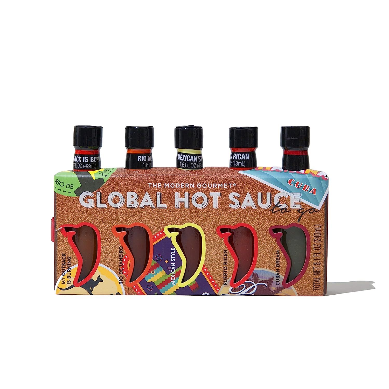 Thoughtfully Gifts, Hot Sauces To Go: Global Edition Gift Set, Includes 5 Unique Hot Sauces: My O... | Amazon (US)