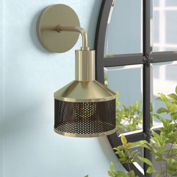 Ducote 1 - Light Dimmable Armed Sconce | Wayfair Professional