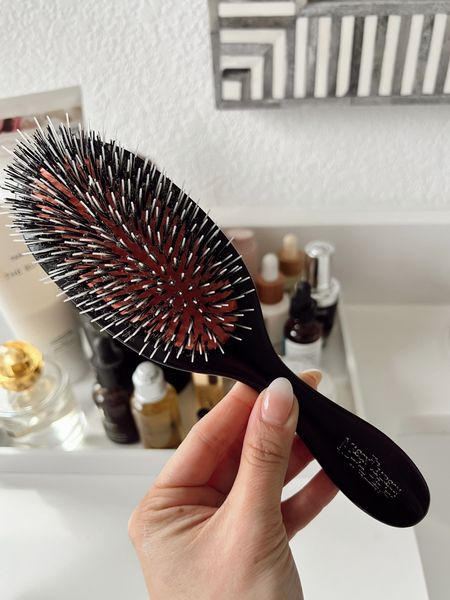 Hairbrush. I swear by because of the quality and how long it lasts. I love the boar bristle and nylon mix. This does a great job at detangling hair, being gentle on the scalp and doesn’t pull on your hair. Also linking my other hair essentials  

#LTKstyletip #LTKbeauty
