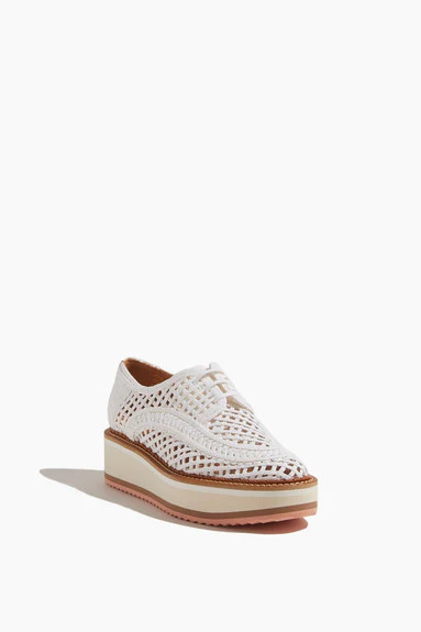 Biba Loafer in White | Hampden Clothing