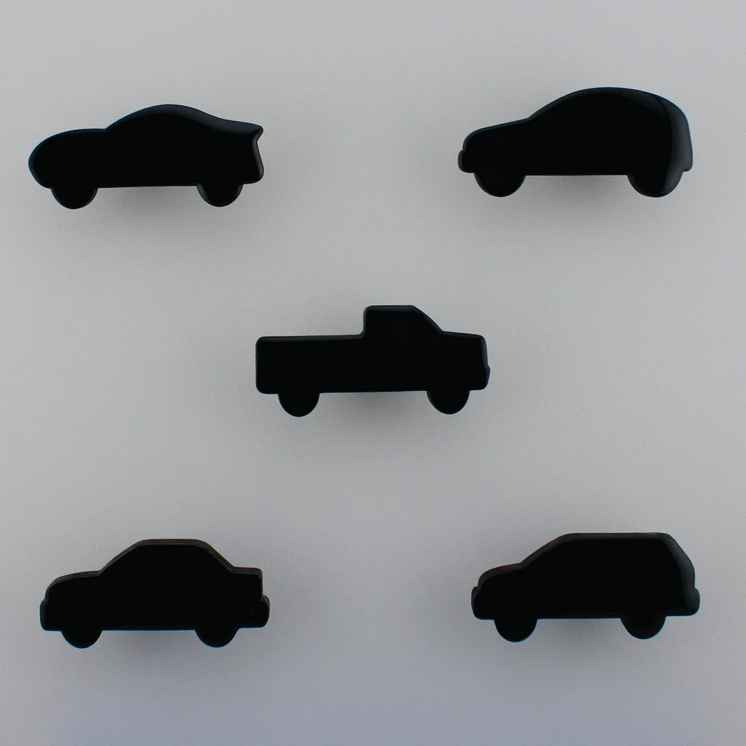 Black 3D Printed Cars Drawer Knobs -Pickup Truck, Sports Car, Hatchback, Station Wagon, Sedan | k... | Etsy (US)