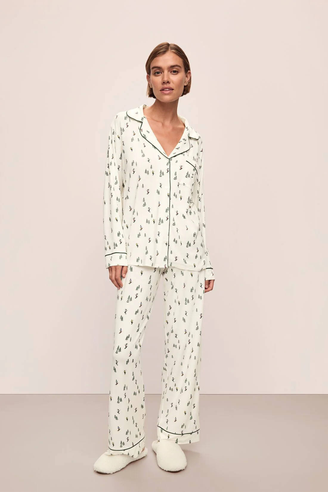 Gisele Printed TENCEL™ Modal Long PJ Set | Eberjey