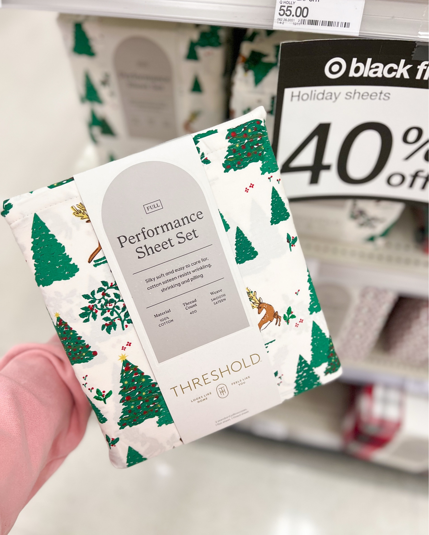 40% off Holiday sheets

Target Christmas, Black Friday deals 

#LTKHoliday #LTKCyberWeek