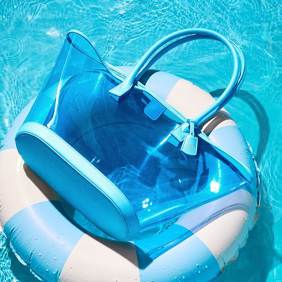 Waterproof Jelly Beach Tote | Mark and Graham