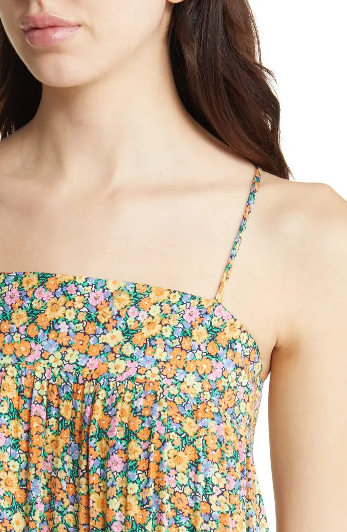 Afterglow Ditsy Floral Tiered Maxi Sundress | Nordstrom