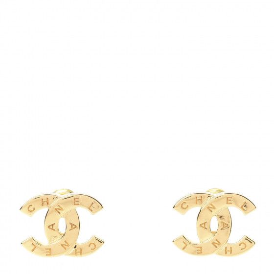 CHANEL

Metal CC Paris Button Stud Earrings Gold | Fashionphile