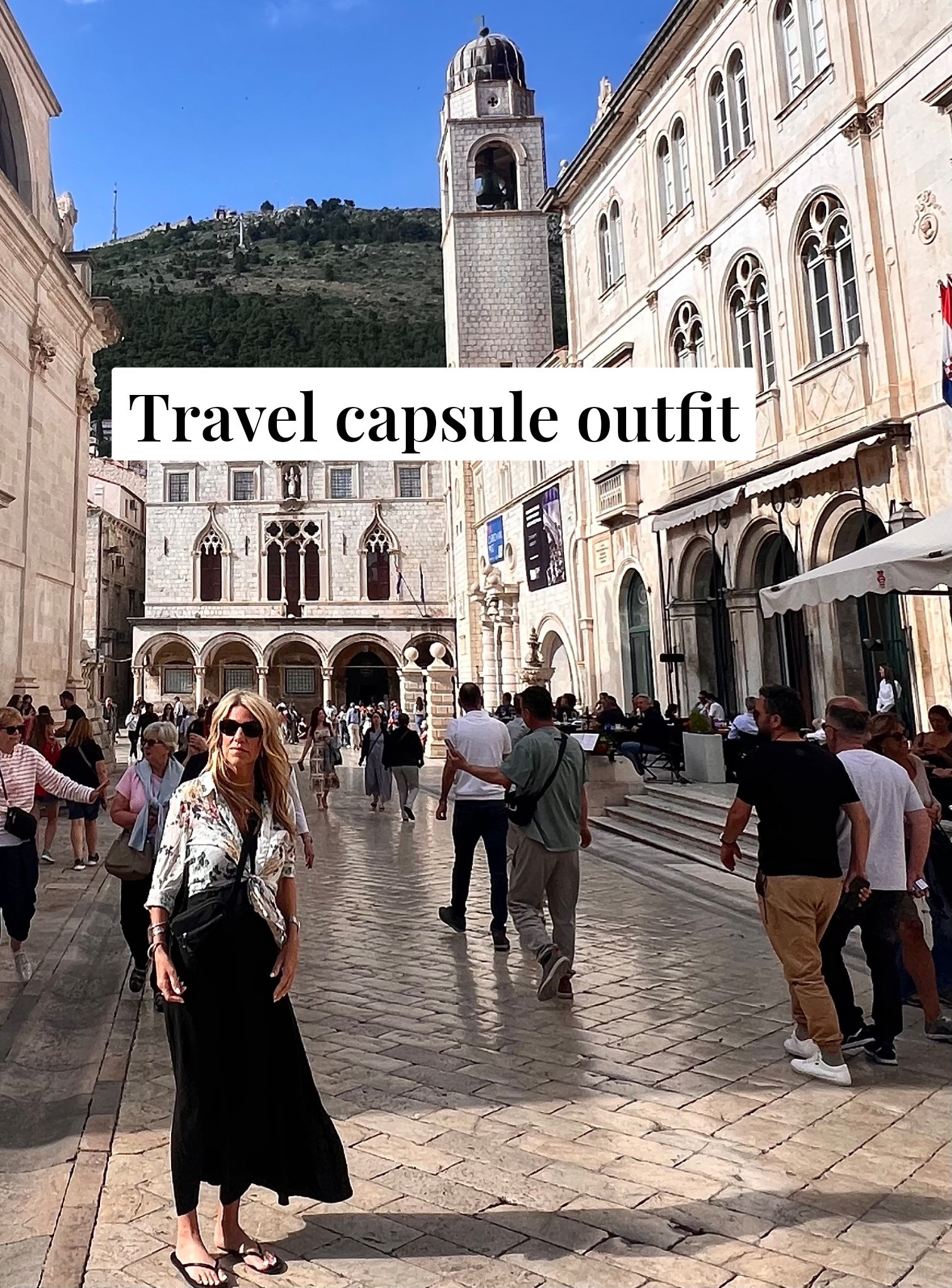 Travel capsule outfit idea ✈️

From my 21-day travel capsule wardrobe designed for carry-on packing. Neutral pieces that mix and match so you don’t overpack.

Great for Europe travel and long trips.

Would you wear this for a day of sightseeing?

Everything is linked.


#LTKTravel #LTKOver40