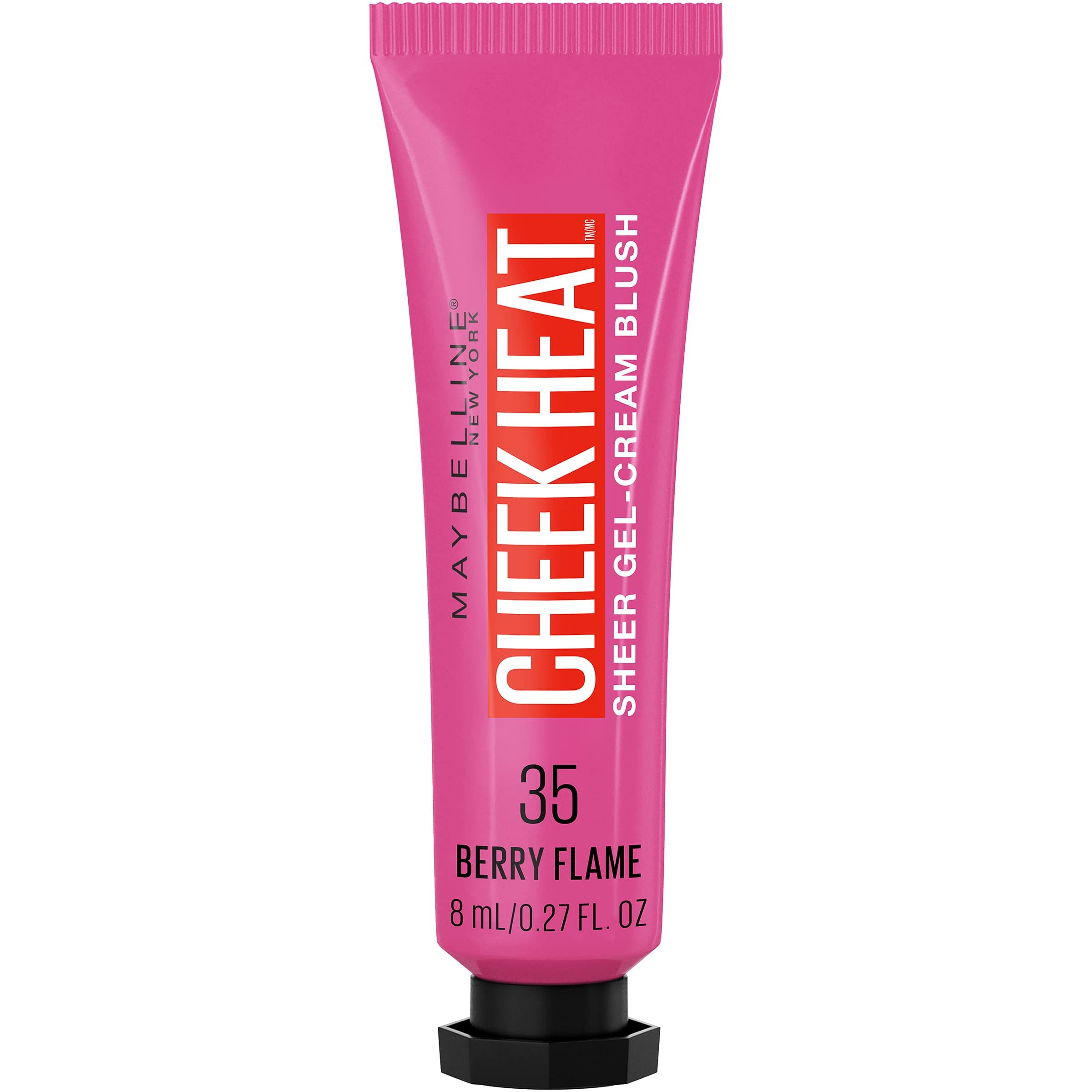 Maybelline Cheek Heat Gel-Cream Blush Makeup, Lightweight, Breathable Feel, Sheer Flush Of Color, Na | Amazon (US)