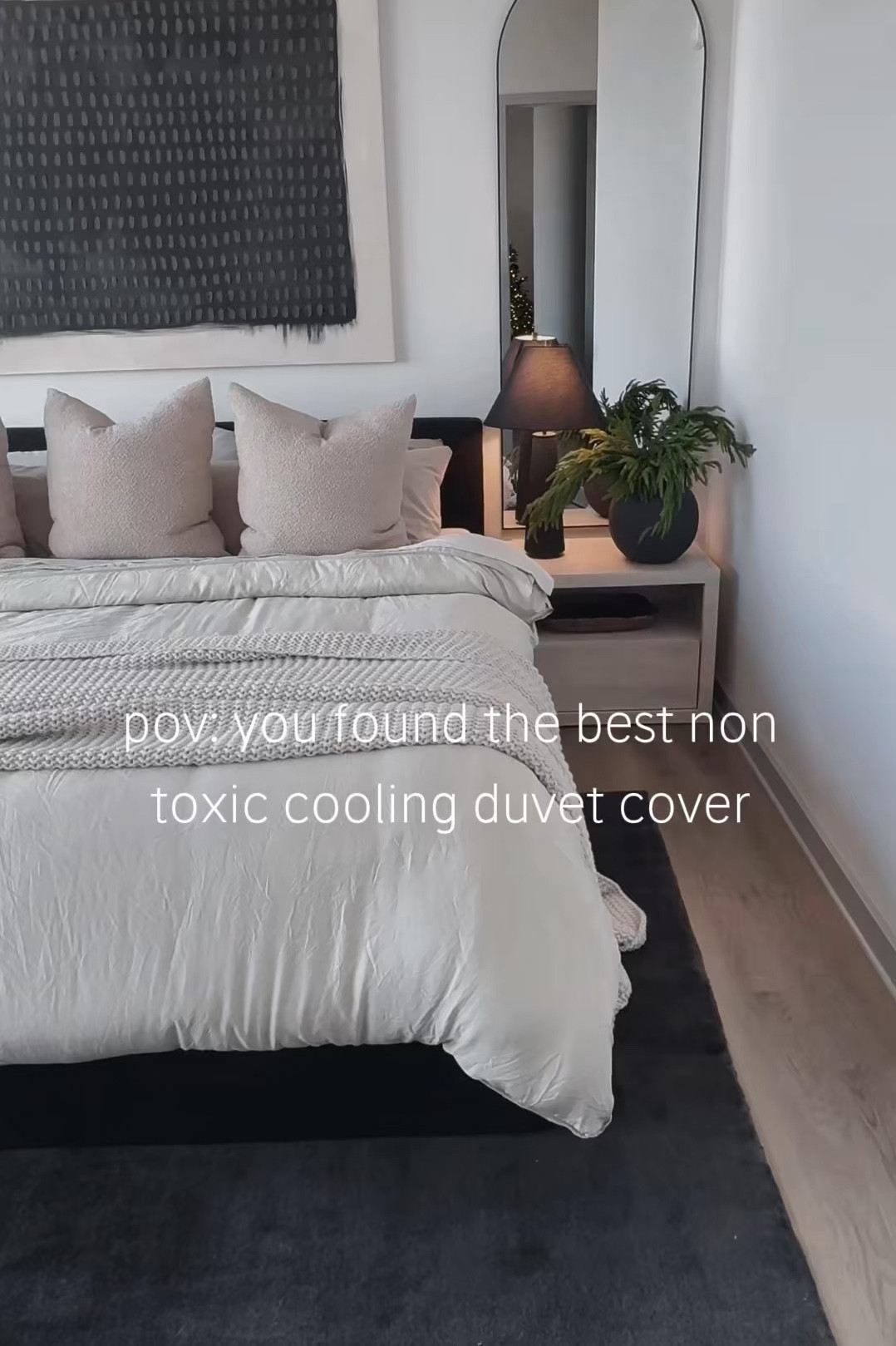 There's nothing better knowing that you're getting a good nights sleep on non toxic bedding 🤍

This is the softest duvet cover set l've owned as of yet, made from breathable non toxic, eucalyptus tencel material in Austria! 
And it comes in a neutral color 🤩 
• sustainably sourced 
• award winning
• free shipping when you spend over $50
• 14 stunning colors to choose from

Perfect for a holiday gift 🎁 

#LTKStyleTip #LTKSaleAlert #LTKHome