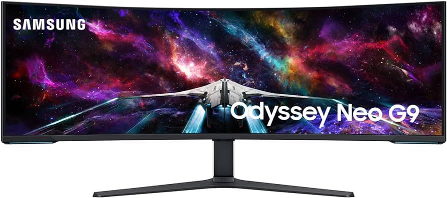 SAMSUNG 57" Odyssey Neo G9 Series Dual 4K UHD 1000R Curved Gaming Monitor, 240Hz, 1ms with Displa... | Amazon (US)