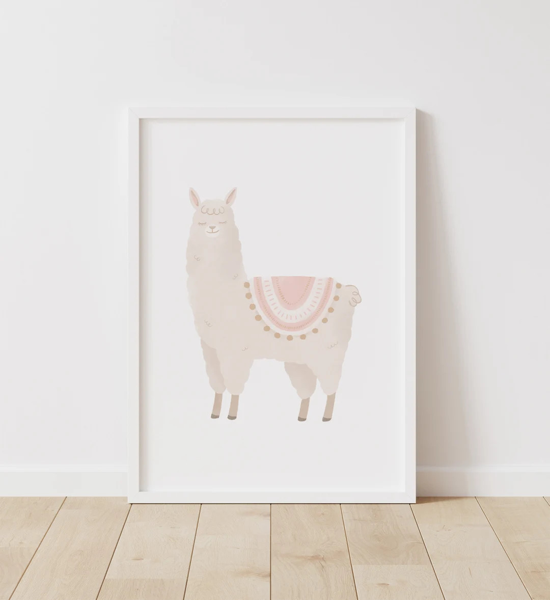 Neutral Llama Print, Llama Nursery Art, PRINTABLE Wall Art, Boho Nursery Decor, Girls Room Decor,... | Etsy (US)