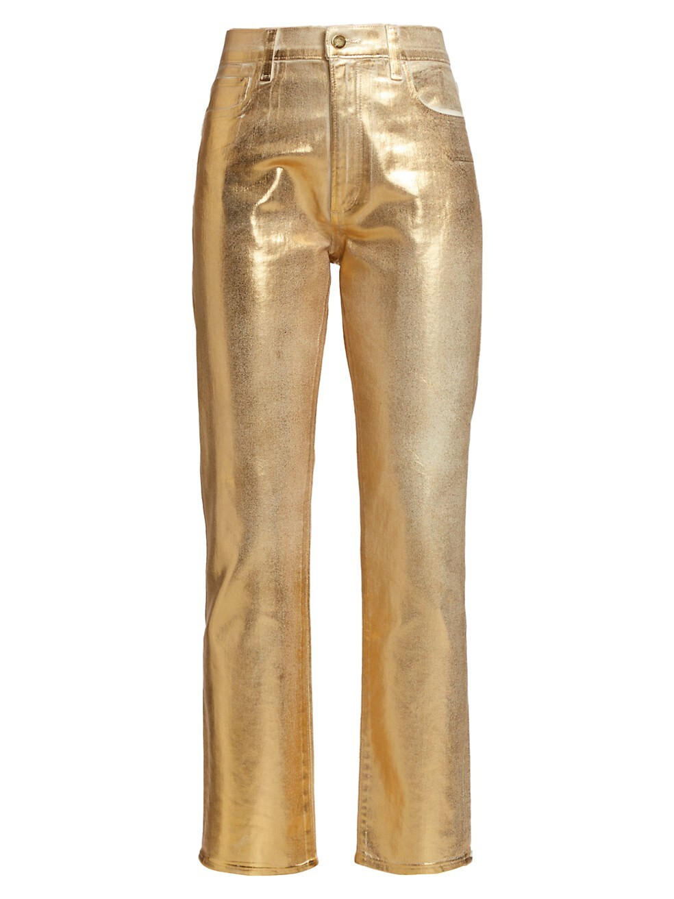 The Luna High-Rise Coated Ankle Jeans | Saks Fifth Avenue