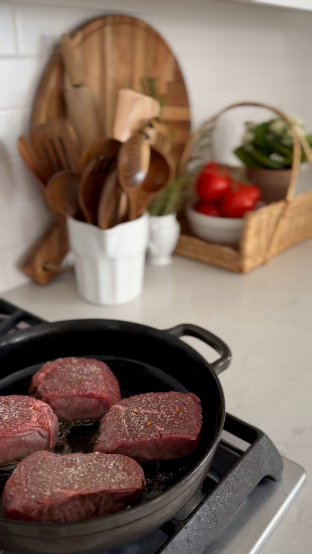 This has been my favorite cast iron pan I’ve ever had. This week I made steak in it and they had the perfect crust and were so tender! 

#LTKfoodie #LTKmomlife #LTKHome