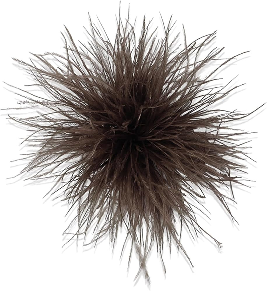 Dainty Feather Flower Large Brooch Pin for Women Men Elegant Oversized Floral Lapel Pins Fashion ... | Amazon (US)