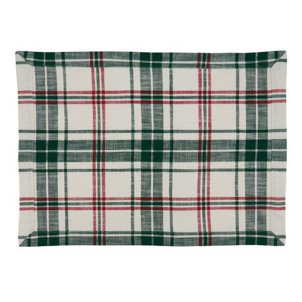 Cloth Placemats With Plaid Design (Set of 4) | Bed Bath & Beyond