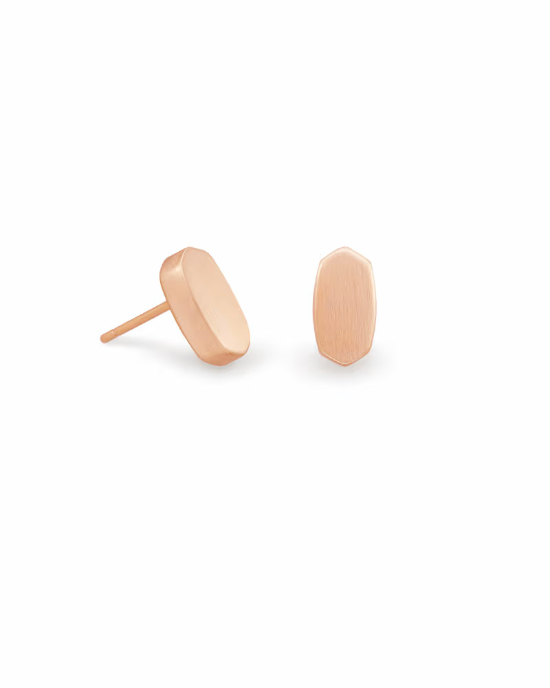 Barrett Stud Earrings in Rose Gold | Jewelry | Kendra Scott | Kendra Scott