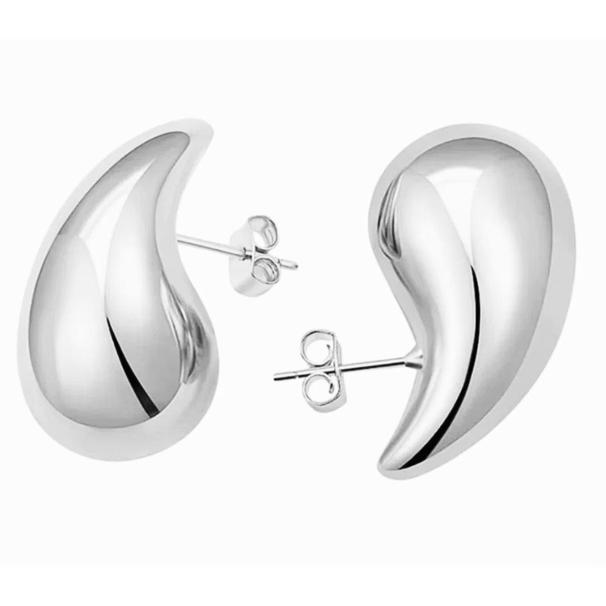 Silver Rain Drop Bubble Earring | Wolf & Badger (US)
