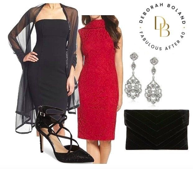 Nothing like a little black wrap to add elegance to a red dress ✨ Finished it off with classic black heels for a look that’s effortless but still feels special. Perfect for those nights you want to feel confident and polished!

#LTKootd #LTKOver40 #LTKSeasonal