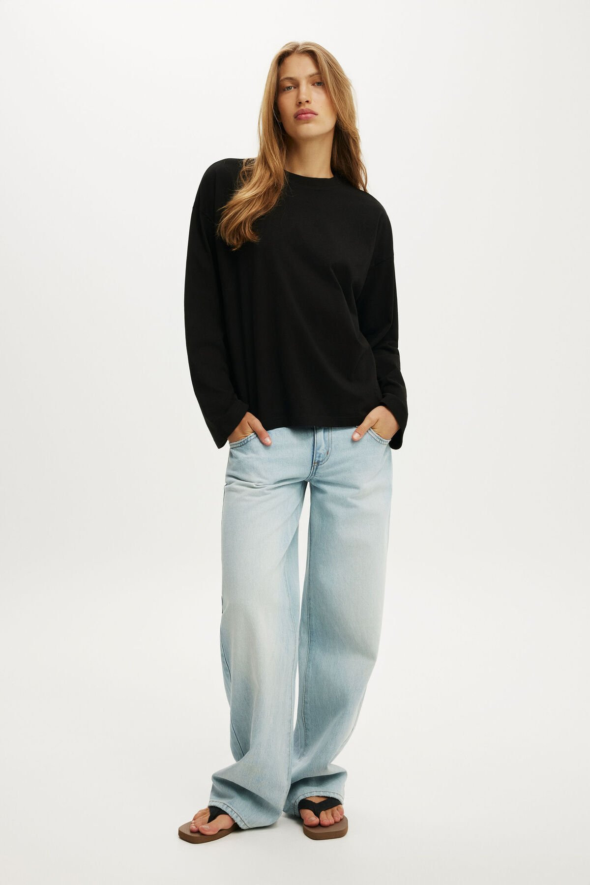 Boxy Long Sleeve Top | Cotton On (US)