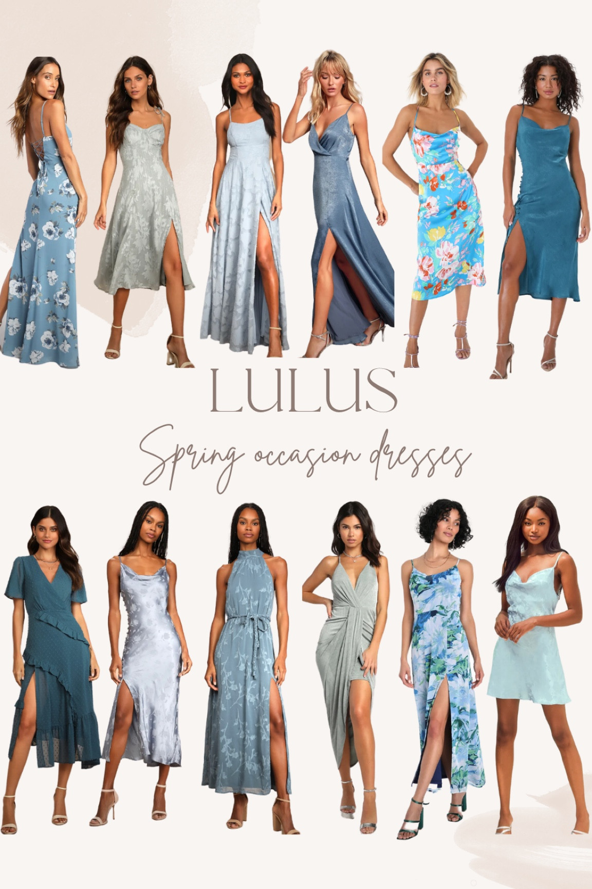 Lulus spring and summer wedding guest dresses 
Special occasion dress graduation dress 

#LTKunder100 #LTKunder50 #LTKwedding