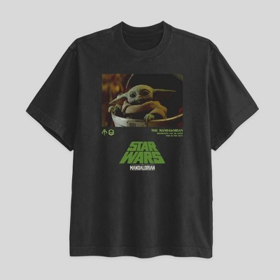 Men's Star Wars Grogu Short Sleeve Graphic T-Shirt - Black S | Target