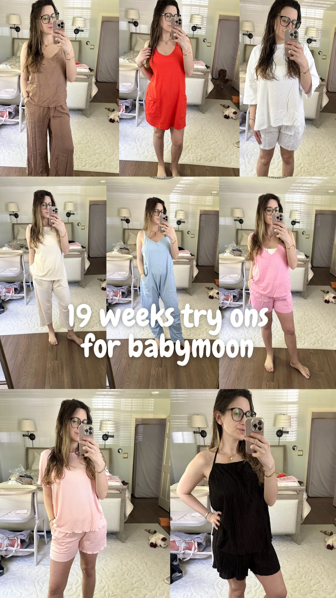 19 week Amazon try on for baby-moon. What should I pack?
-
Most items I am wearing a size medium. Can shop all looks here:
-


#LTKFindsUnder100 #LTKBump #LTKFindsUnder50