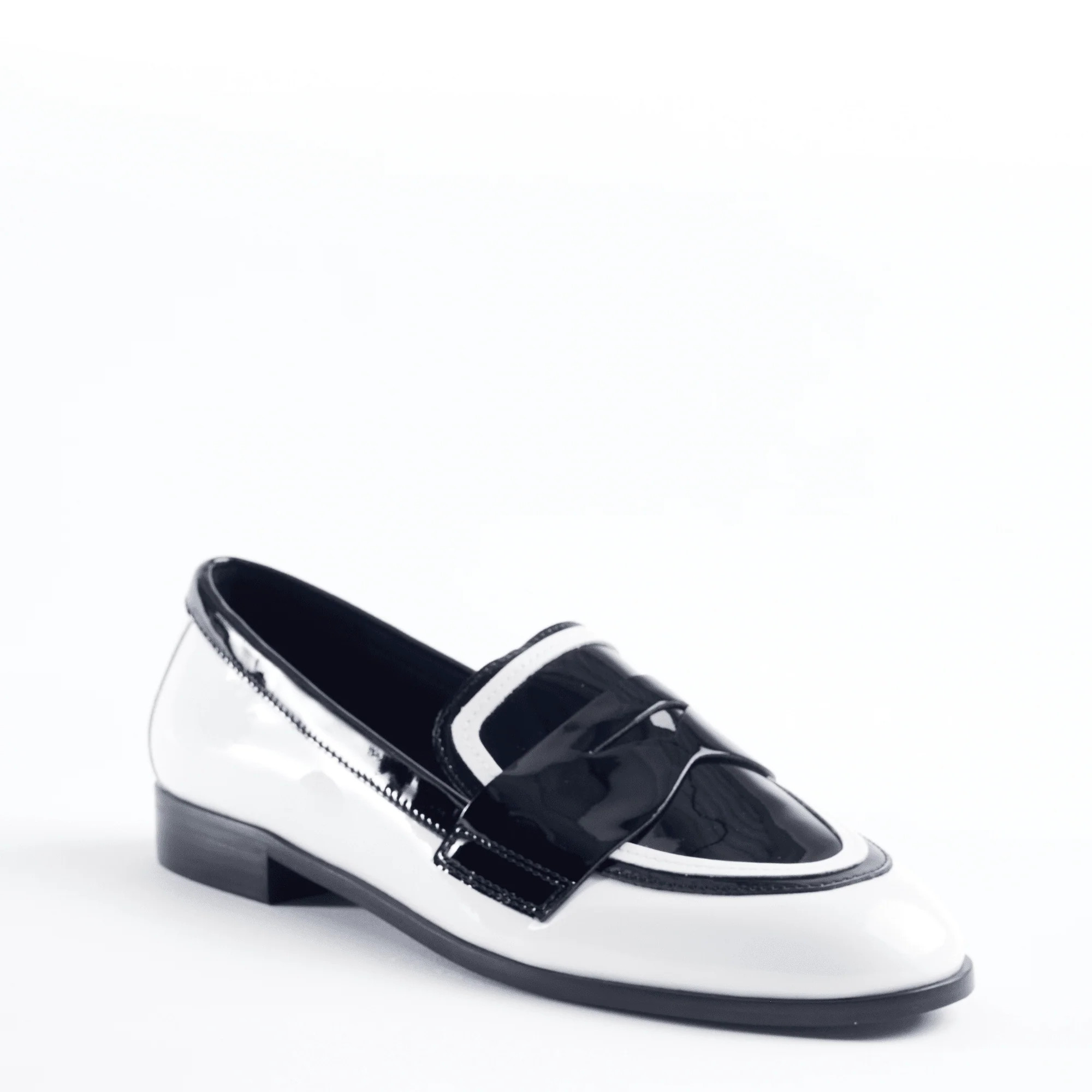 KALI BLACK AND WHITE PATENT | Cecelia New York