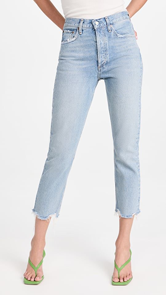 AGOLDE Riley Crop Jeans | SHOPBOP | Shopbop