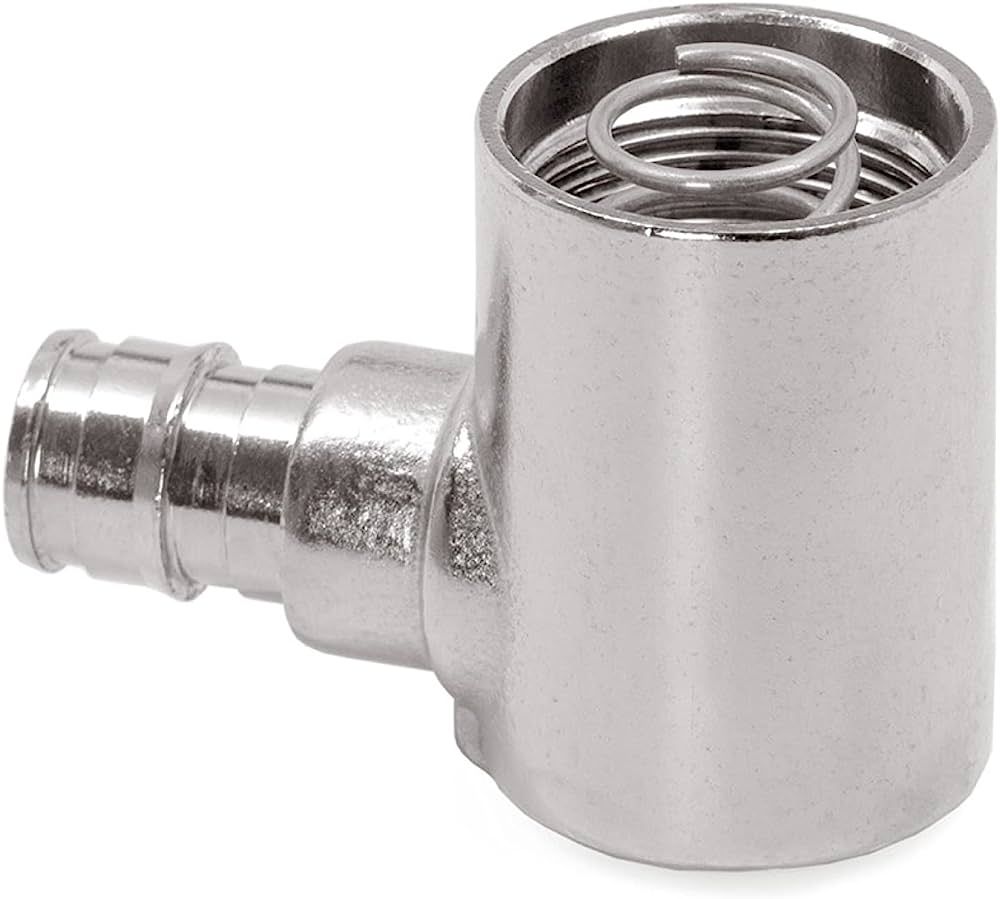 Aquor 1/2 inch PEX F1960 Expansion 90 Degree Elbow Stainless Steel Inlet, For Aquor Hydrants | Amazon (US)