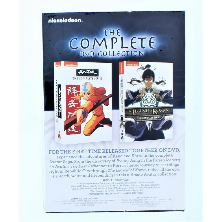 Avatar: The Last Airbender / The Legend of Korra: The Complete DVD Collection (DVD), Paramount, A... | Walmart (US)