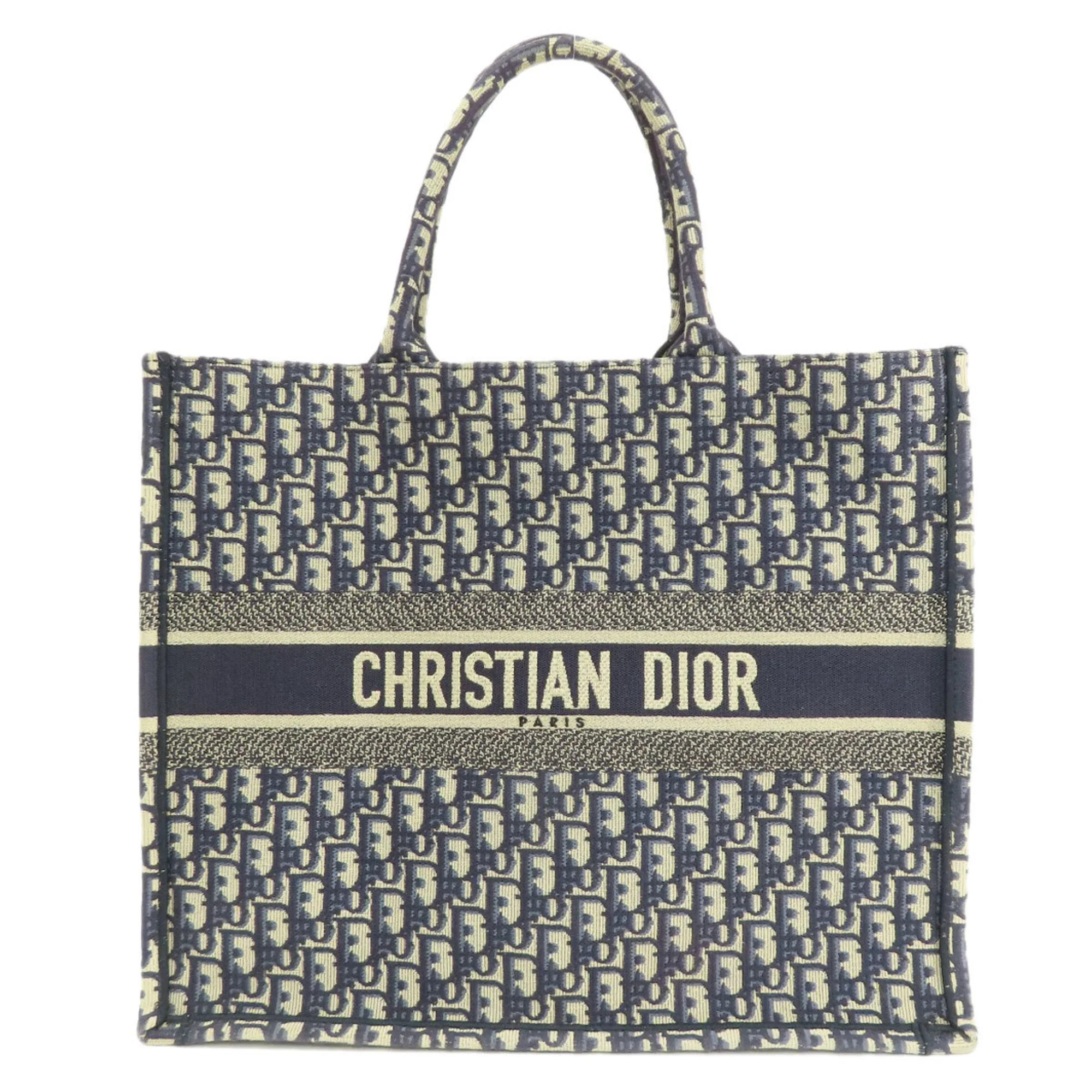 Pre-Owned Christian Dior Book Tote Bag Canvas Women's (Good) | Walmart (US)