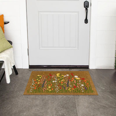 Style Selections 18-in x 30-in Multiple colors/finishes Non-Slip Grip Outdoor Door Mat | Lowe's