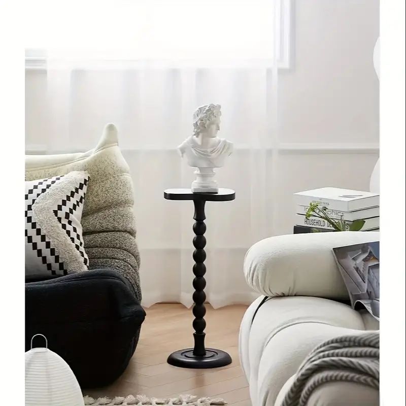 Solid Wood Living Room Side Table Stylish Simple Calm Black - Temu | Temu Affiliate Program