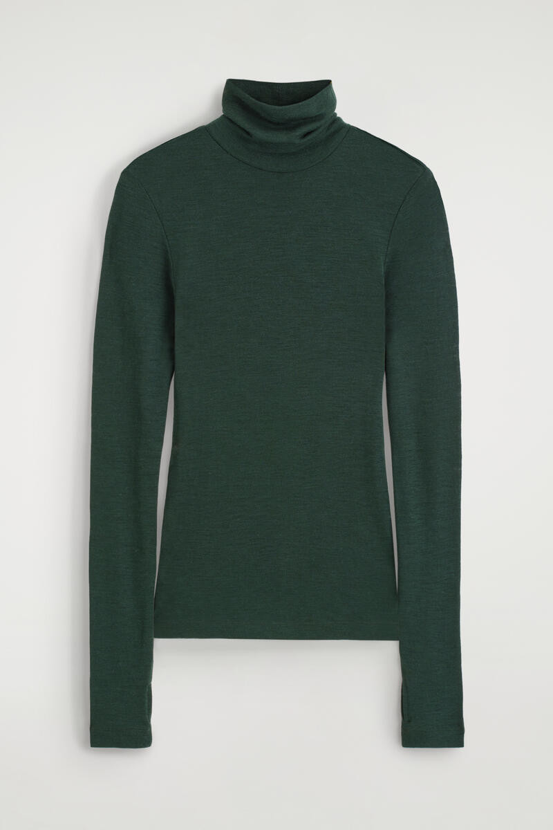 Merino Wool Turtleneck Top | COS (US)