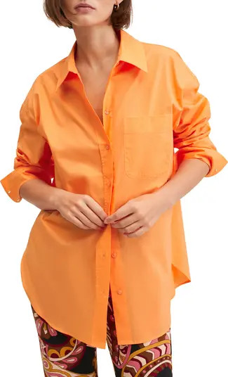 Oversize Cotton Shirt | Nordstrom