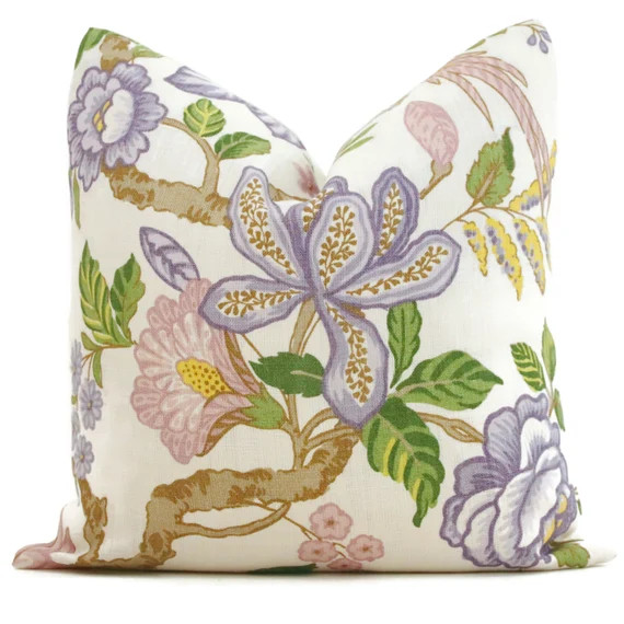 Schumacher Pillow Cover Timothy Corrigan Lavender Huntington | Etsy | Etsy (US)