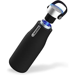 Philips Water GoZero UV Self-Cleaning Smart Water Bottle Vacuum Stainless Steel Insulated Water Bott | Amazon (US)
