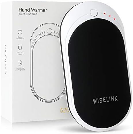 Amazon.com: Wiselink Rechargeable Hand Warmer, 5200mAh Electric Hand Warmers Reusable, Portable U... | Amazon (US)