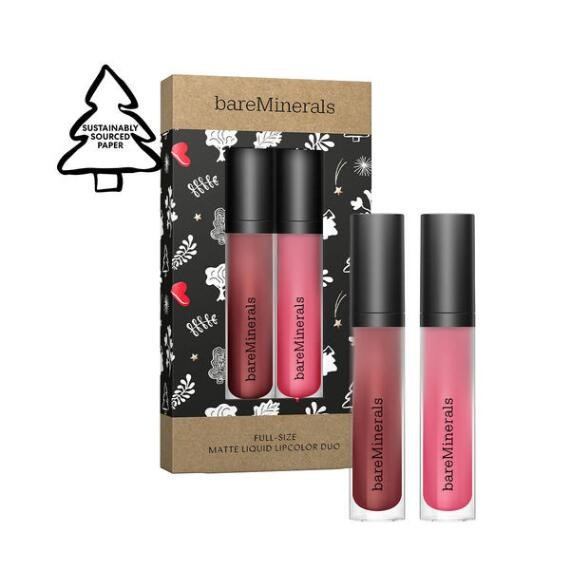 bareMinerals 2-pc Full-Size Matte Liquid Lipcolor Duo | Beauty Brands