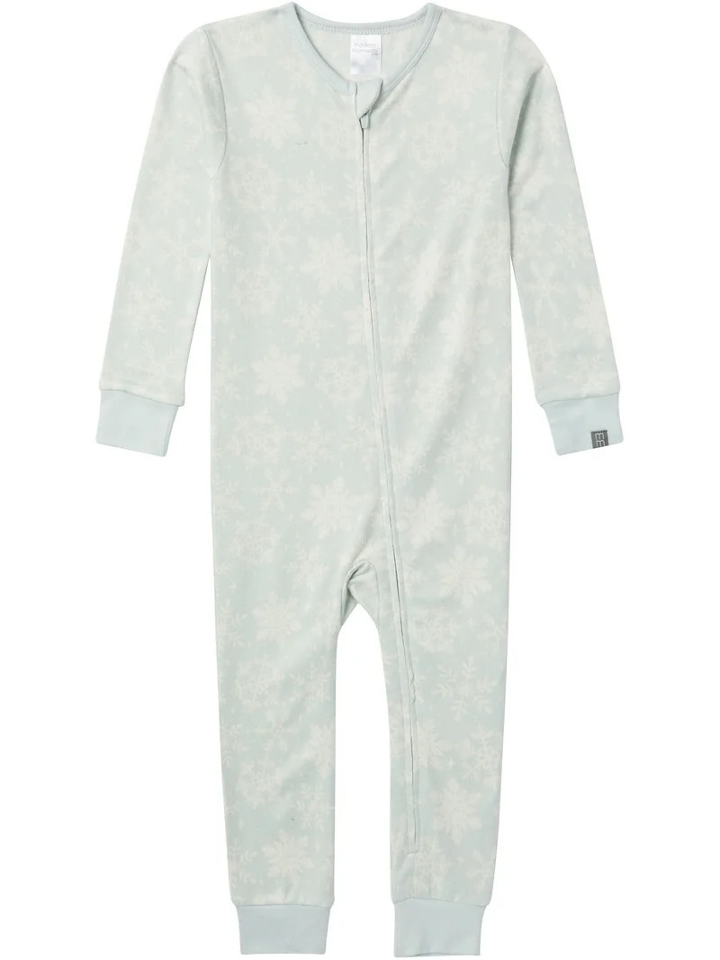 Modern Moments by Gerber Christmas One-Piece Pajama, Sizes 12 Months - 5T | Walmart (US)