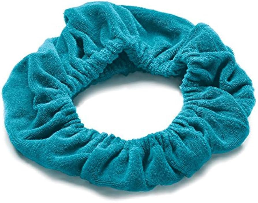 TASSI (Scuba Blue) Hair Holder Head Wrap Stretch Terry Cloth, The Best Way To Hold Your Hair Sinc... | Amazon (US)