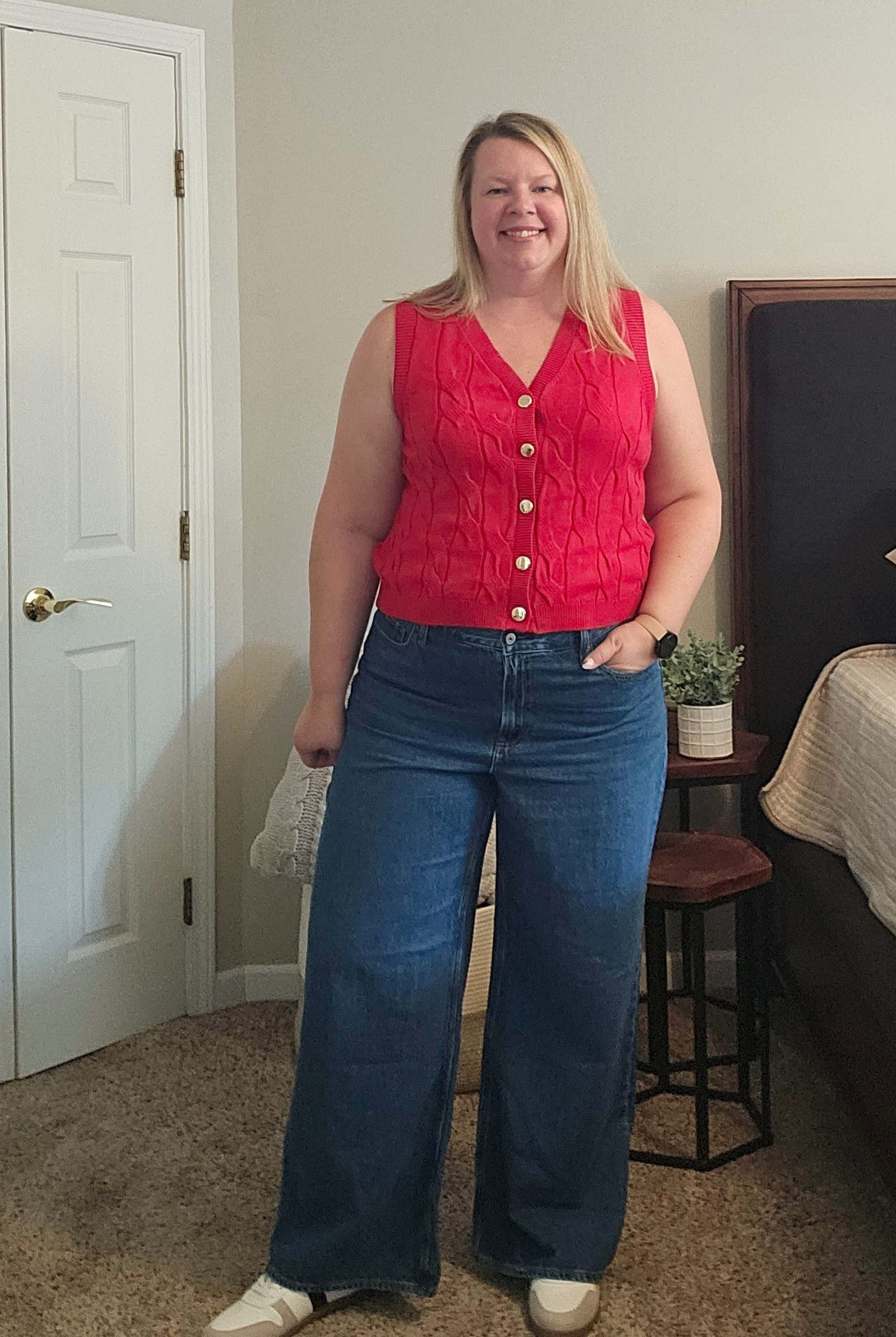 Vest xxlDenim 34 reg (also have tall)Shoes tts 11

#LTKMidsize #LTKFindsUnder100 #LTKPlusSize