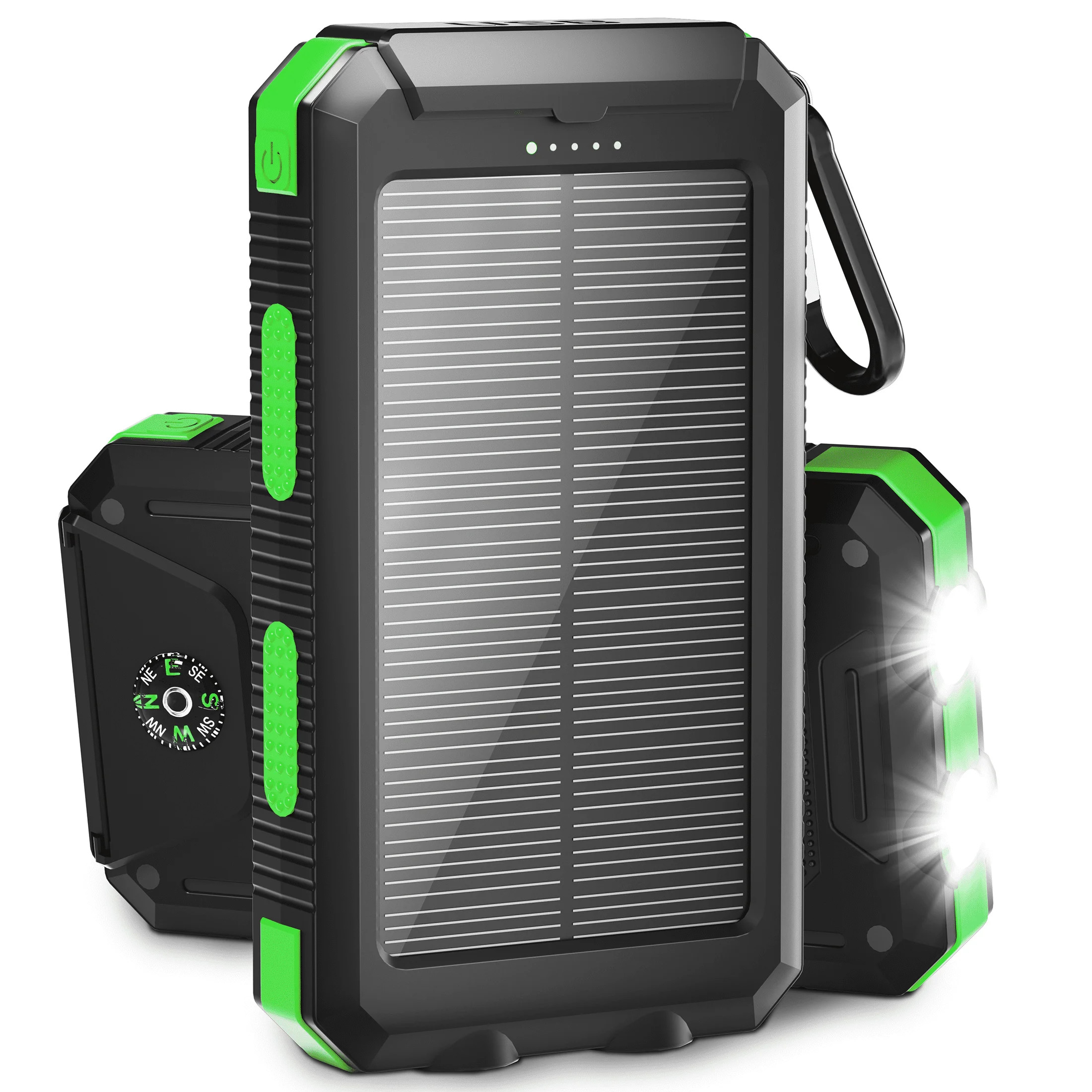 SOLPOWBEN 20000mAh Solar Power Bank Compatitble for iphone Portable Solar Power Bank with Dual 5V... | Walmart (US)