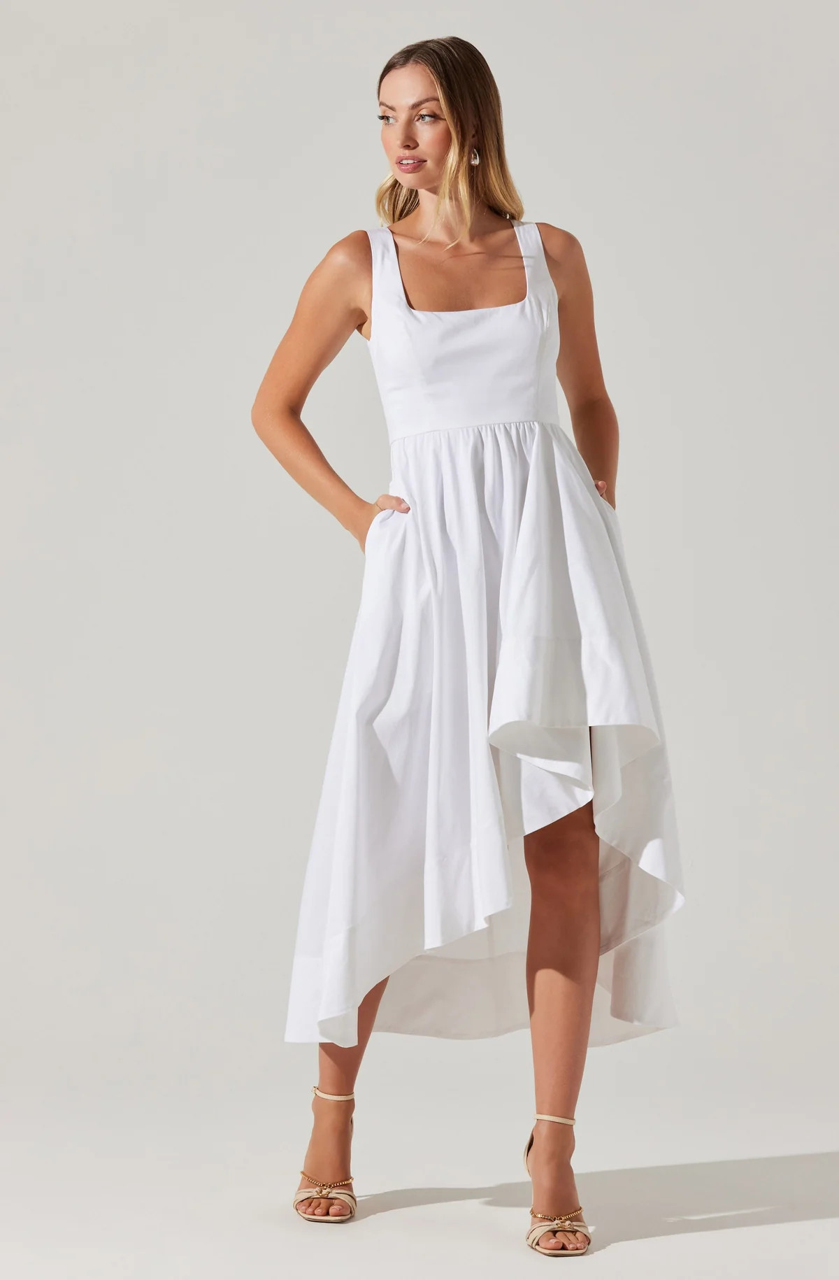 Allora Asymmetrical Midi Dress | ASTR The Label (US)