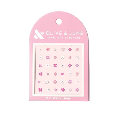 Olive & June Nail Art Stickers - Mod Floral - 36ct | Target