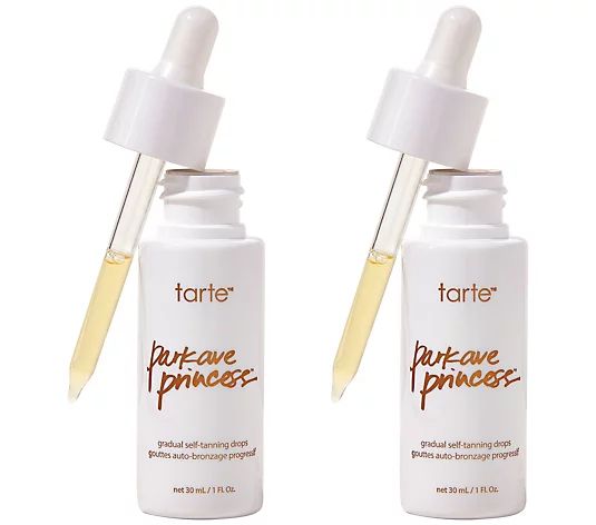 tarte Park Ave Princess Tanning Drops Duo | QVC