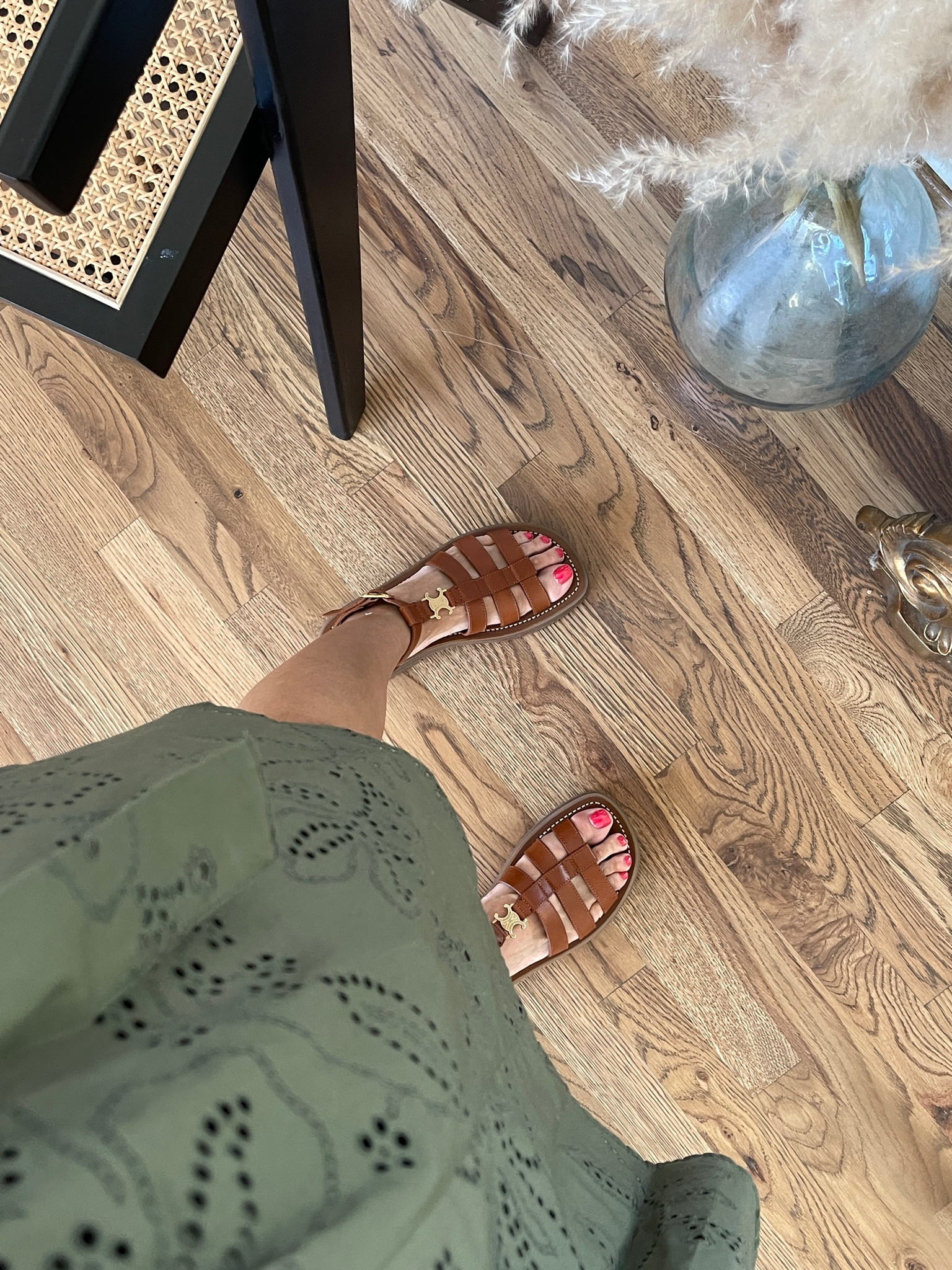 Celine gladiator sandals for summer / love the tan color. It also comes in chocolate brown

#LTKSeasonal #LTKFestival #LTKshoecrush